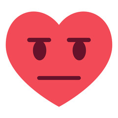 Herz Emoji kritisch