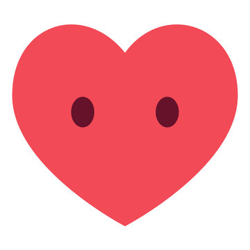 Herz Emoji blankes Gesicht