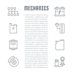 Website Banner and Landing Page of Mechanics.