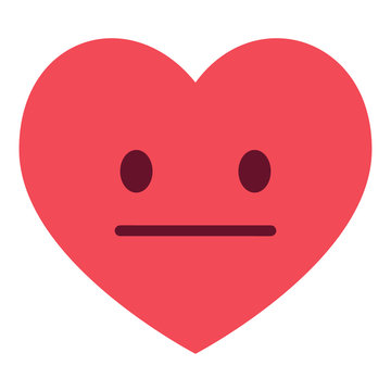 Herz Emoji neutral