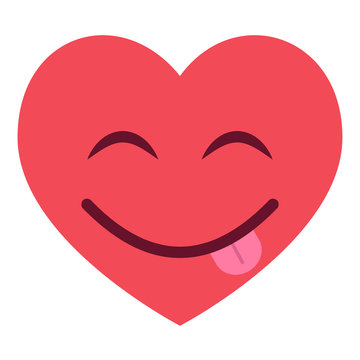 Herz Emoji frech