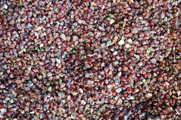 czech garnet mineral texture