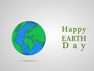 illustration of elements of Earth Day Background 