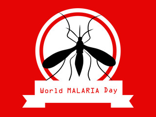 illustration of World Malaria Day background