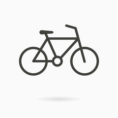 Fototapeta premium Bicycle - vector icon