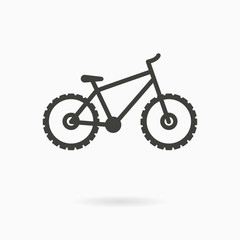 Bicycle - vector icon