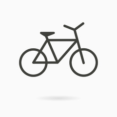 Fototapeta premium Bicycle - vector icon