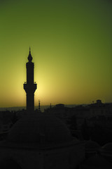 green  backplane mosque