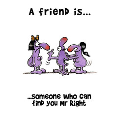 Woman found a Mr right boy friend for her friend