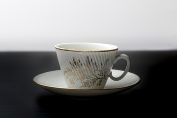 White porcelain tableware