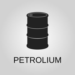 Petrolium icon. Petrolium symbol. Flat design. Stock - Vector illustration