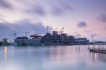 construction site of new government house , parliament, Thailand