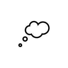 Cloud, think icon