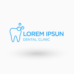 Dental Clinic Logo. Isolate vector illustration.