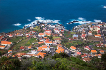 Naklejka na ściany i meble Porto Moniz in Madeira island, Portugal