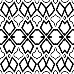 Abstraction decorative pattern in a black - white colors
