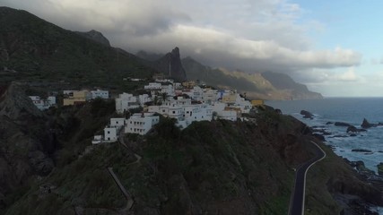 Village dans la montage