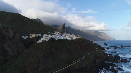 Village dans la montage