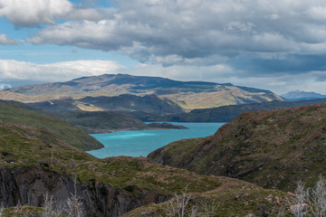 Glacier Lake Nestled in Patagonia 