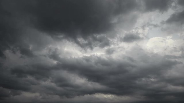 Dark storm clouds are moving
