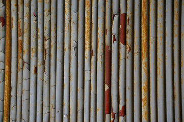 ventilation grooves. Pattern of metal louver. Old. Facture. Background.