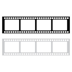 Fototapeta premium Blank film frame stock illustration. Image of frame film vector illustration 
