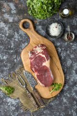 Raw ribeye steak © pronina_marina