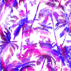 Fototapeta premium seamless palm pattern