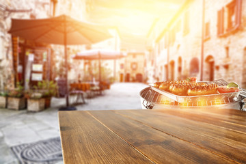 table background and grill time 