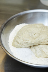 Fresh bread dough 