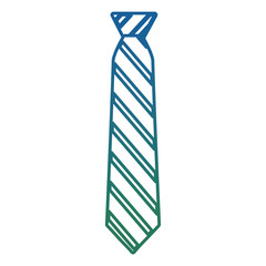 striped necktie accessory fashion image vector illustration degraded color