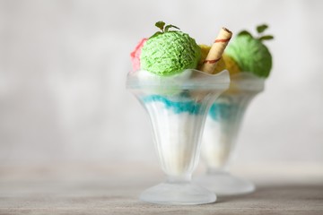Ice cream vase