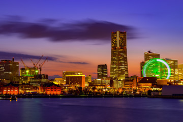 yokohama night fuji