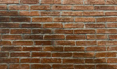 Red brown old brick wall ,vintage felling picture , brick background,texture