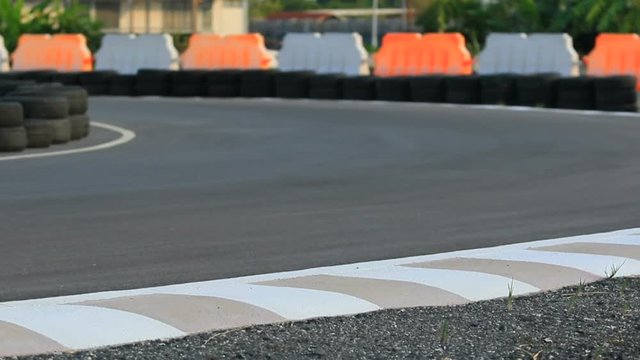 man riding motorcycle on racing track