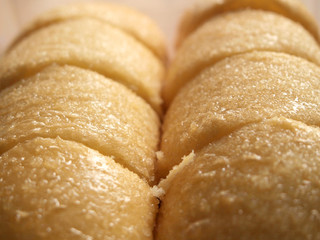 Sweet bread close up