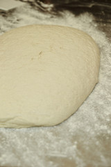 Fresh bread dough 