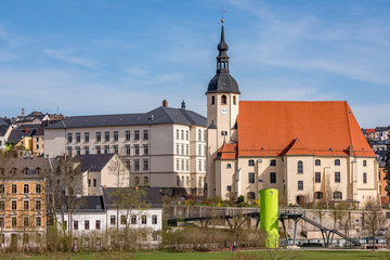 Fototapeta premium Church in Reichenbach in the Vogtland