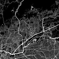 Area map of Guarulhos, Brazil