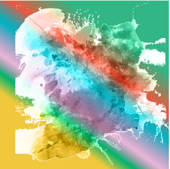 Fototapeta na wymiar vector abstract multicolored background illustration