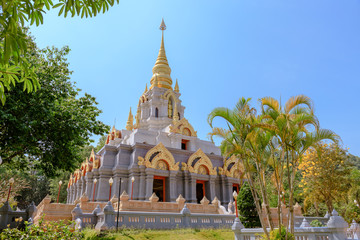 Fototapeta premium Sinakarintra Stit Mahasantikhiri Pagoda, Doi Mae Salong mountai, Chiang Rai, north of Thailand