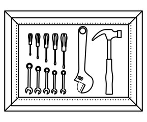 tools box isolated icon vector illustration design