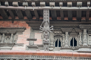 Obraz premium Milling cutters of the temple of the goddess Kumari