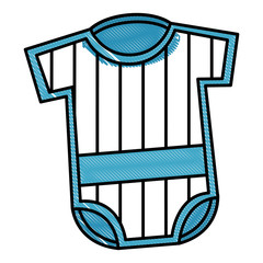 newborn boy striped clothes baby shower vector illustration drawing