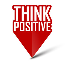 banner think positive