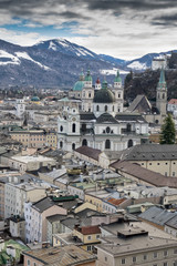 Fototapeta na wymiar Historische Stadt Salzburg