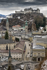Fototapeta premium Historische Stadt Salzburg