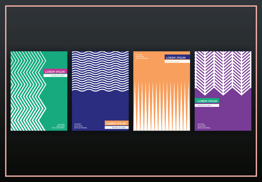 4 Notebook Cover Layouts