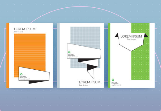 3 Notebook Cover Layouts