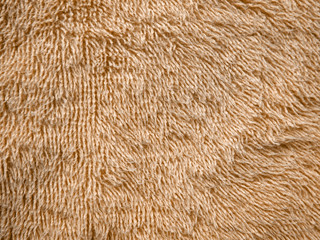 soft brown texture of bath towel